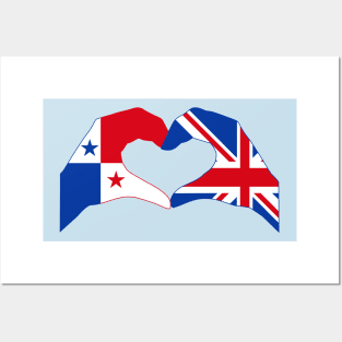 We Heart Panama & UK Patriot Flag Series Posters and Art